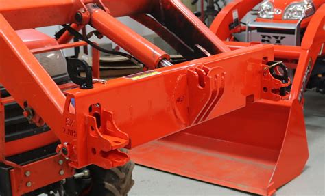 skid steer type quick attach for kubota bx25|kubota bx25d front hitch.